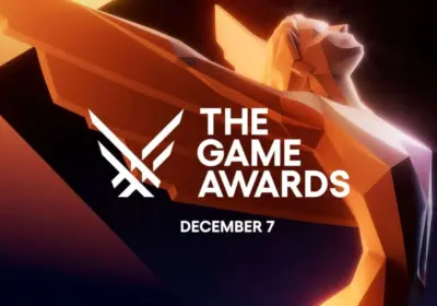 Auf dem Bild ist das Logo der „The Game Awards 2023" zu sehen.