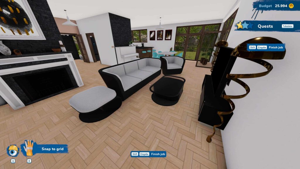 Ein neues Wohnzimmer, frisch mit allem!