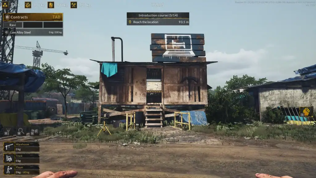 Die Hütte des Spielers