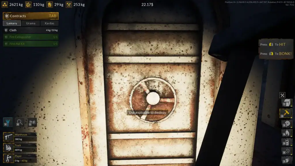 Manche Türen lassen sich nur aufsprengen